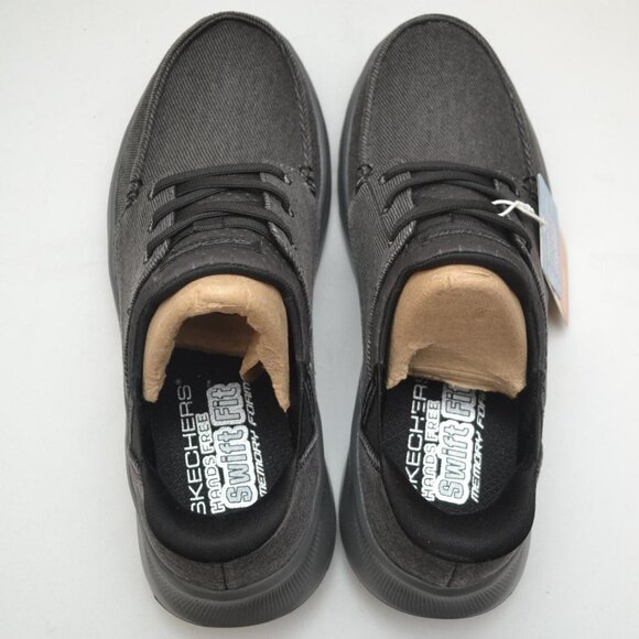 Skechers Men's Hands Free Swift Fit Canvas Sneaker Size 10 BNIB - Picture 6 of 8